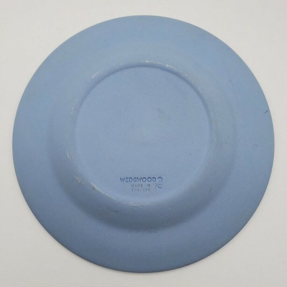 Wedgewood Jasperware Trafalgar Square England Scenic Plate Blue - Picture 6 of 12